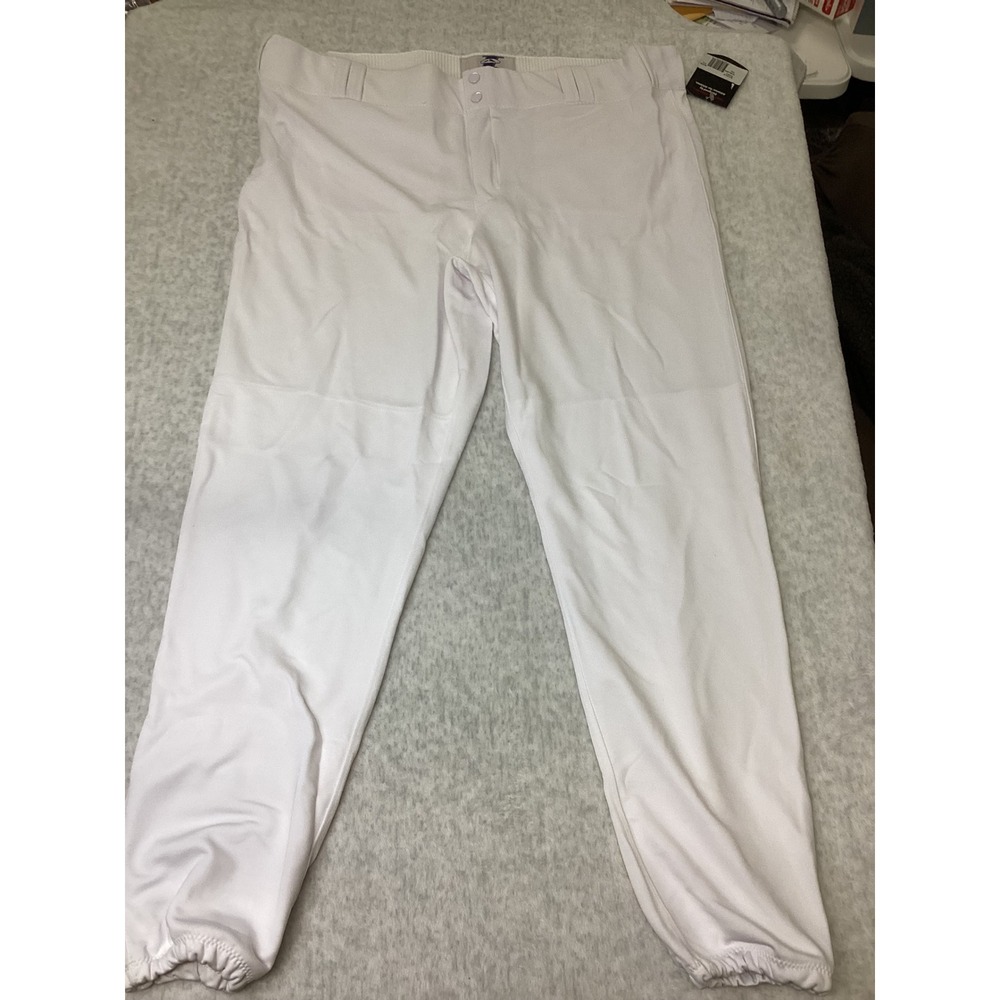Intensity Athletics Mens White Baseball Pants N4601 Size 3XL NWT‎